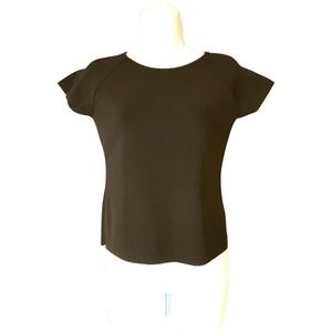 Daniel & Rebecca Choco Knit Top Blouse M